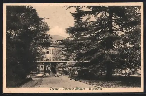AK Trento, Ospedale Militare, il giardino