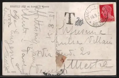 AK Brunico, Lungo la Rienza