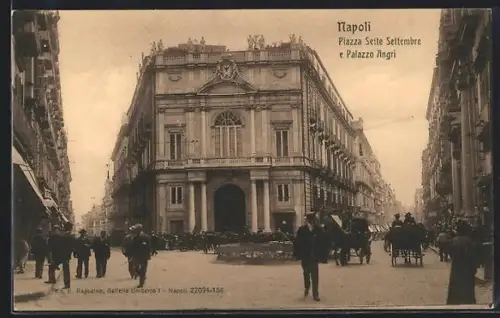 AK Napoli, Piazza Sette Settembre e Palazzo Angri