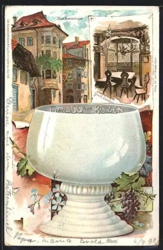 Künstler-AK Bozen, Das Batzenhäusl