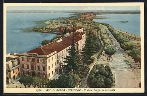 AK Sirmione /Lago di Garda, Il Viale lungo la peninsola