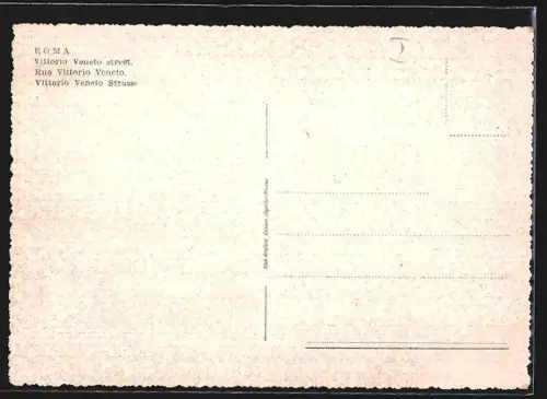 AK Roma, Via Vittorio Veneto