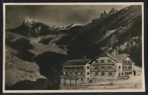 AK Funes /Chiusa, Albergo Bagni Scama (Gstammerhof)