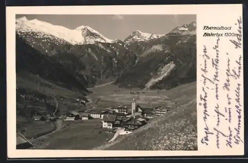 AK Hintertux, Thermalbad mit Gebirgspanorama