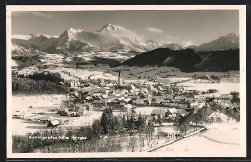 AK Windischgarsten /O. Ö., Panorama mit Pyhrgas