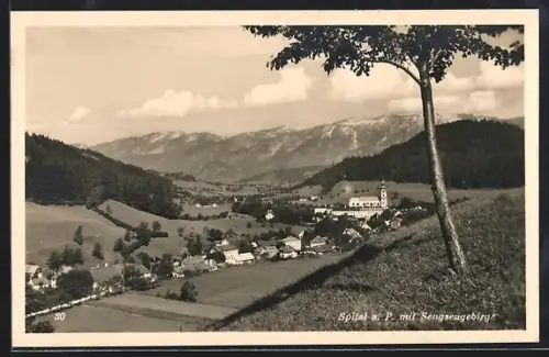 AK Spital a. P., Panorama mit Sengsengebirge
