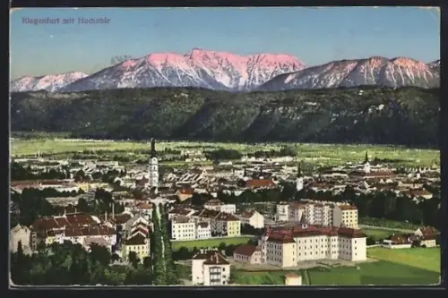 AK Klagenfurt, Panorama mit Hochobir
