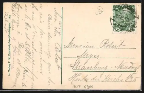 AK Bregenz, Gebhardsberg mit Kirche