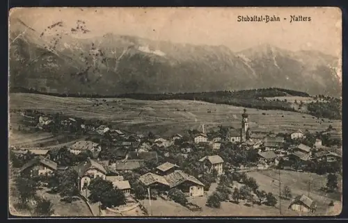 AK Natters, Panorama mit Kirche