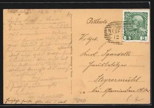 AK Neufelden /Ob.-Österr., Ruine Pürnstein