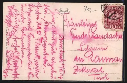 AK Innsbruck, Margarethenplatz mit Rudolfsbrunnen