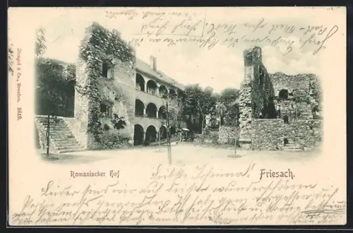 AK Friesach, Romanischer Hof