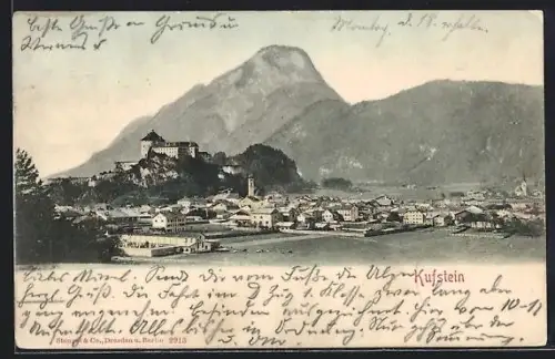 AK Kufstein, Blick in den Ort