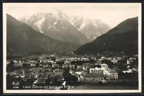 AK Lienz /Spitzkofel, Panorama mit Spitzkofel