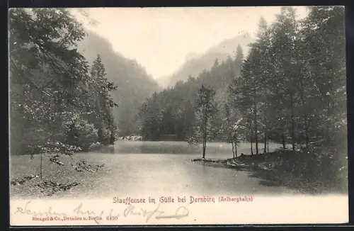 AK Dornbirn /Arlbergbahn, Staufensee im Gülle