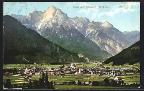 AK Lienz /Spitzkofl, Panorama mit Spitzkofl