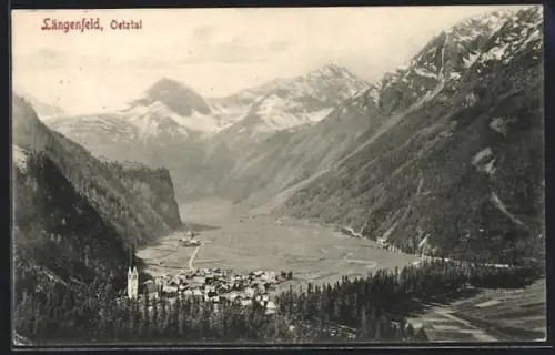 AK Längenfeld /Ötztal, Blick auf den Ort