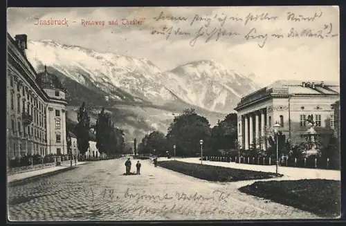 AK Innsbruck, Rennweg und Theater