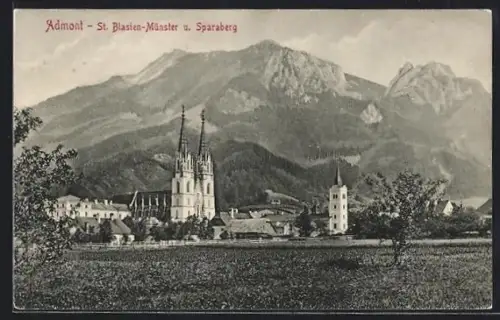 AK Admont /Sparaberg, St. Blasian-Münster und Sparaberg