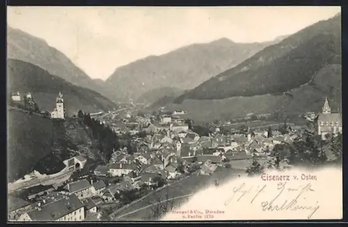 AK Eisenerz, Ortsansicht von Osten
