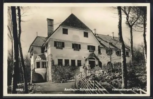 AK Mödling, Anninger-Schutzhaus, Pächter Georg Kappner