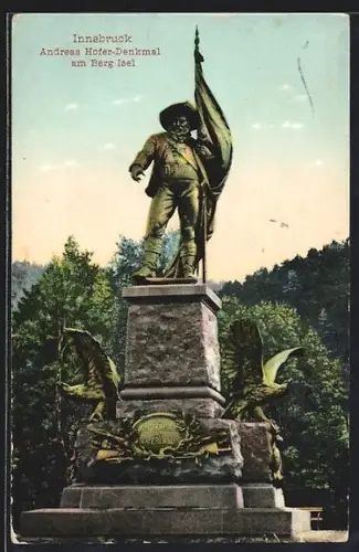 AK Innsbruck, Andreas Hofer-Denkmal am Berg Isel