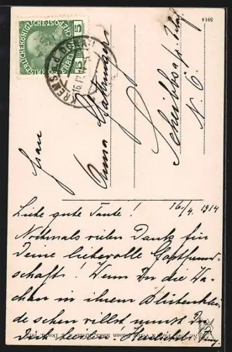 AK Aggstein in der Wachau, Ruine