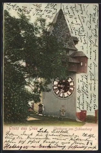 AK Graz, Uhrturm am Schlossberg