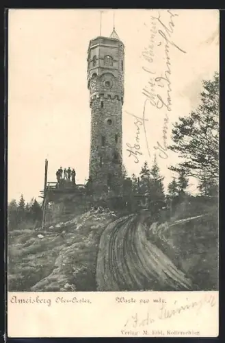 AK Atzesberg /Ober-Oester., Ameisberg-Warte