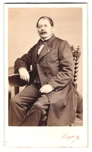 Fotografie Crespon, Nîmes, Portrait eines eleganten Herrn