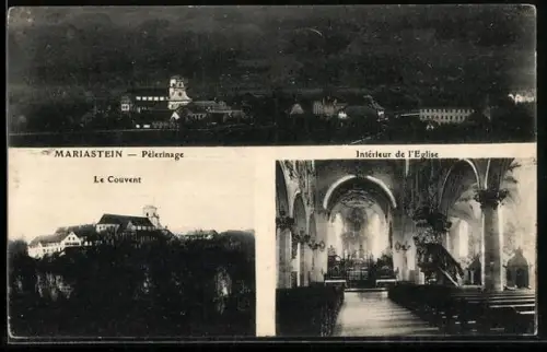 AK Mariastein, Pèlerinage, Le Couvent, Intérieur de l`Eglise