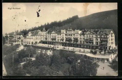 AK Rigi-Kaltbad, Partie am Wald