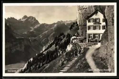 AK Seealpsee, Gasthaus Aescher