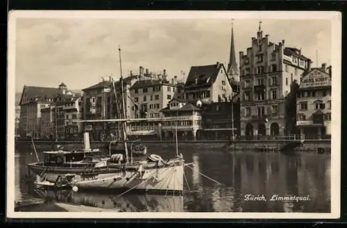 AK Zürich, Hotel Schiff am Limmatquai