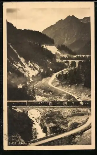 AK Kilchberg-Zürich, an der Strecke der Albulabahn