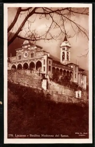 AK Locarno, Basilica Madonna del Sasso