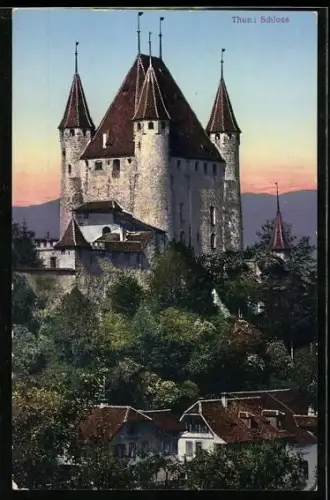 AK Thun, Blick zum Schloss