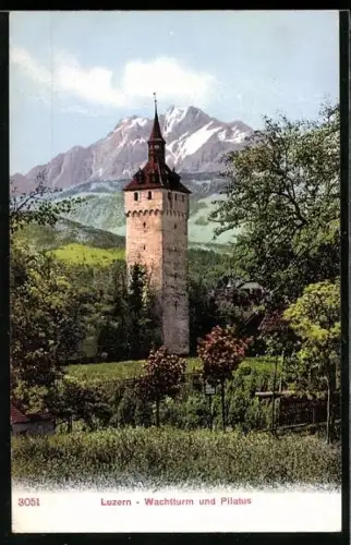 AK Luzern, Wachtturm & Pilatus