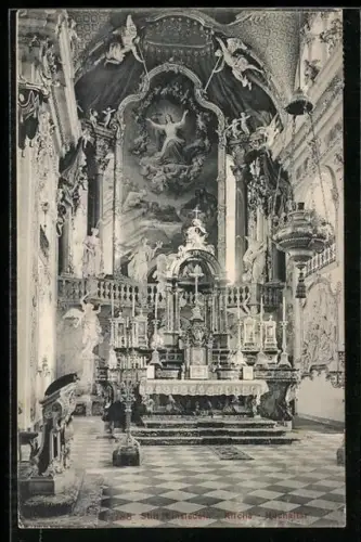 AK Einsiedeln, Stift, Kirche, Hochaltar