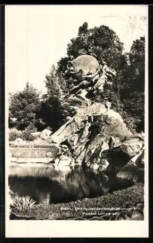 AK Bern, Weltpostdenkmal-Monument