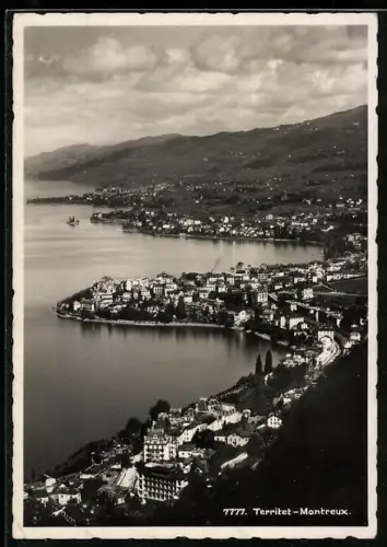 AK Territet-Montreux, Teilansicht