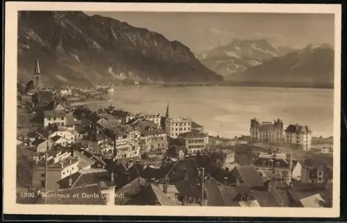 AK Montreux, Panorama et Dents du Midi