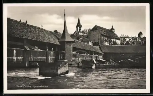 AK Luzern, Spreuerbrücke
