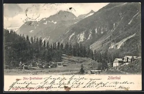 AK Ginzling /Zillerthal, Neu-Breitlahner im Tal