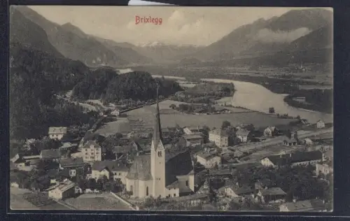 AK Brixlegg, Panorama mit Kirche