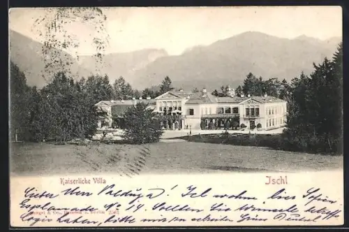 AK Ischl, Kaiserliche Villa