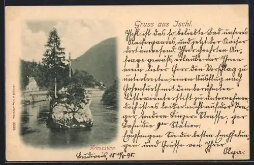 AK Ischl, Kreuzstein