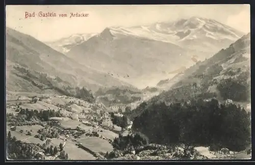 AK Bad Gastein, Panoramablick vom Ardacker