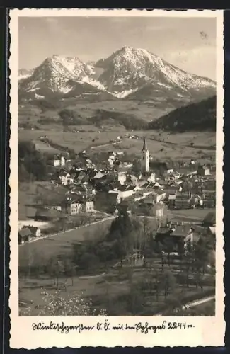 AK Windischgarsten /O. Ö., Teilansicht mit dem Pyhrgas