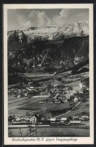 AK Windischgarsten /Ob. D., Teilansicht gegen Sengsengebirge